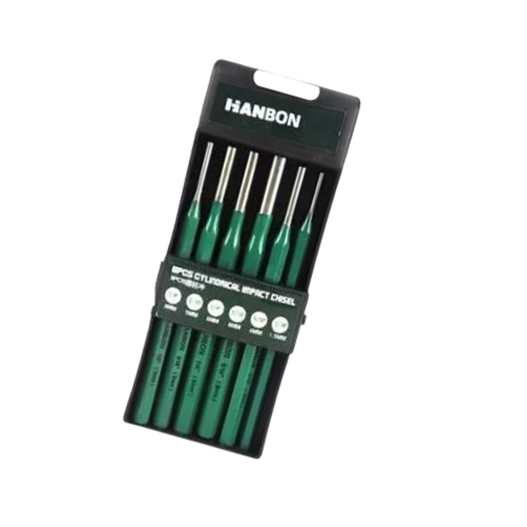 06pcs - Cylindrical Punch Set
