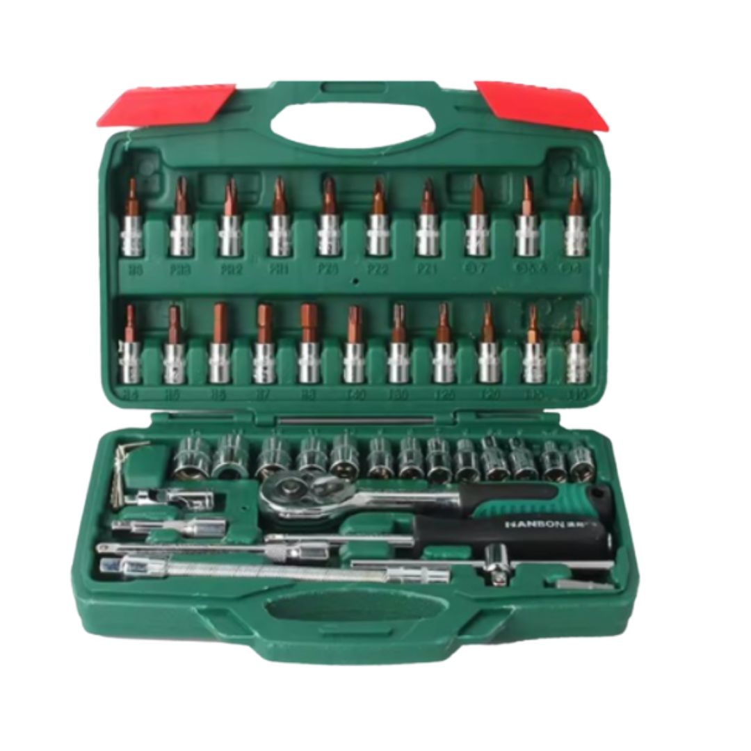 ( 1/4") Socket Tool Set - 46 Pieces